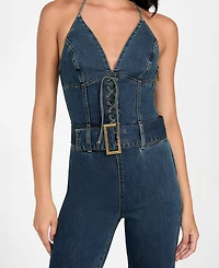 Guess Women's Rebel Halter Neck Jumpsuit