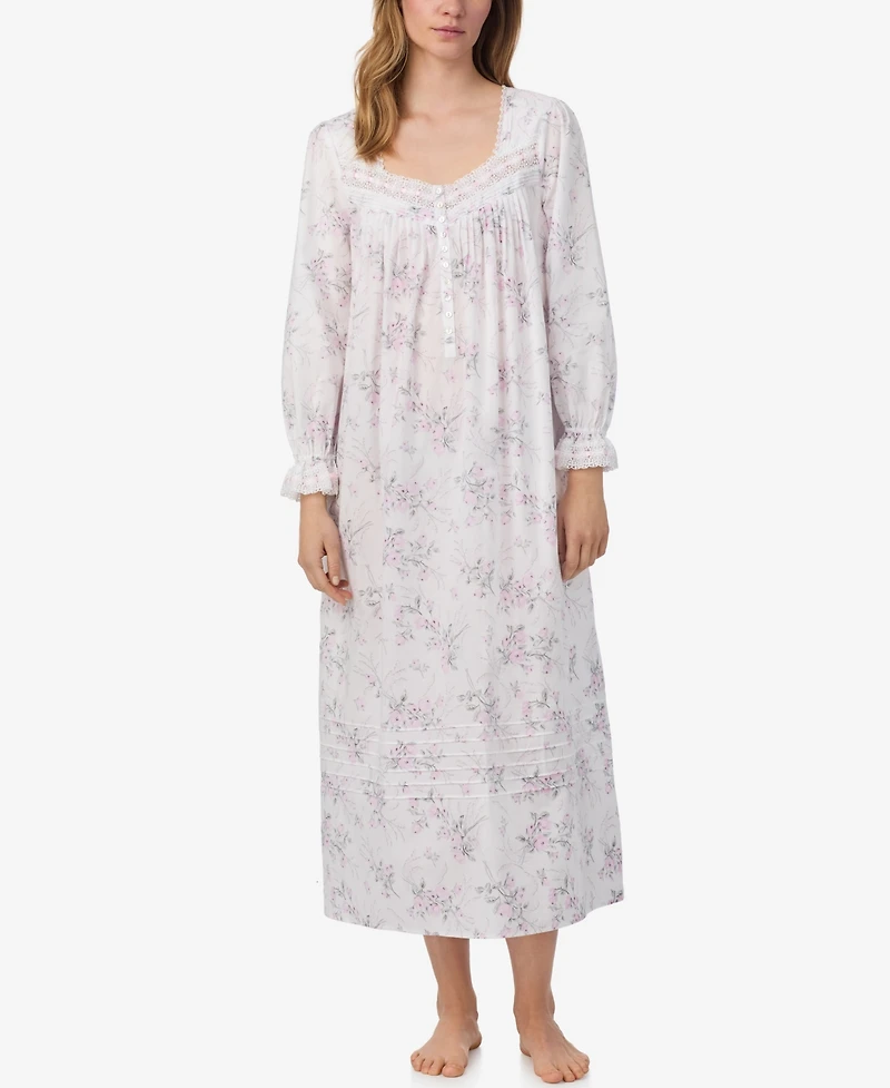 Eileen West Women's Long Sleeve Ballet Nightgown