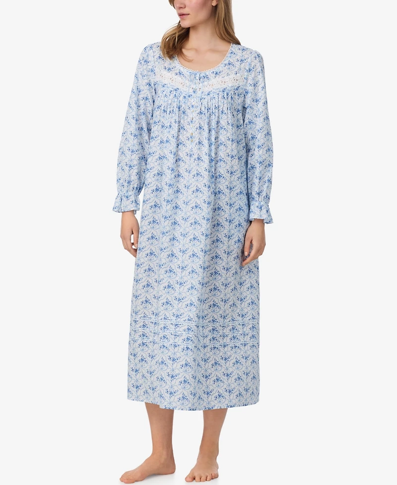 Eileen West Women's Long Sleeve Ballet Nightgown