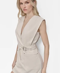 Dkny Women's Sleeveless V-Neck Sheath Dress