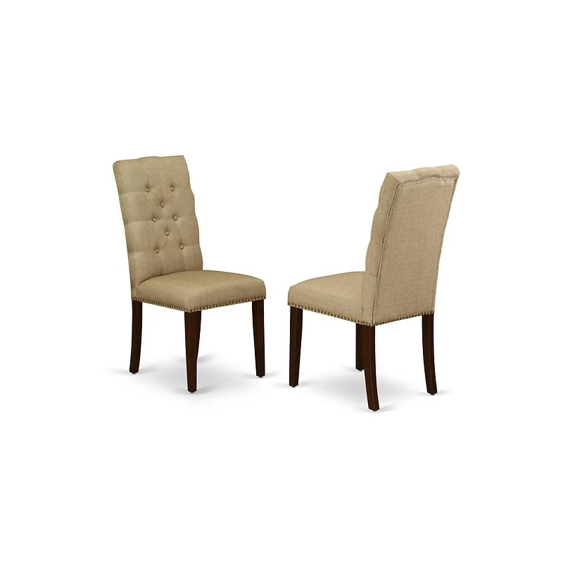 East West Furniture Dining Room Set Mahogany