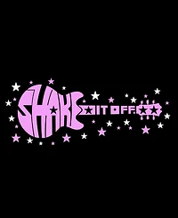 La Pop Art Plus Shake it Off Word V-Neck T-Shirt