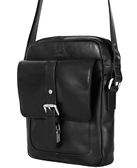 Mancini Men's Leather Crossbody Bag