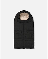 Deux par Deux Baby Unisex Evolutive Baby Footmuff Designed for Car Seat and Stroller Black - Baby|Toddler