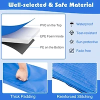 14 Feet Waterproof Tear-Resistant Universal Trampoline Safety Pad Spring Cover
