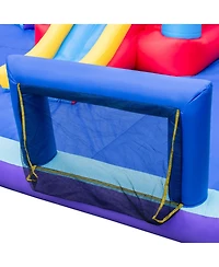 Akiudex Rocket-Themed Inflatable Water Slide Park