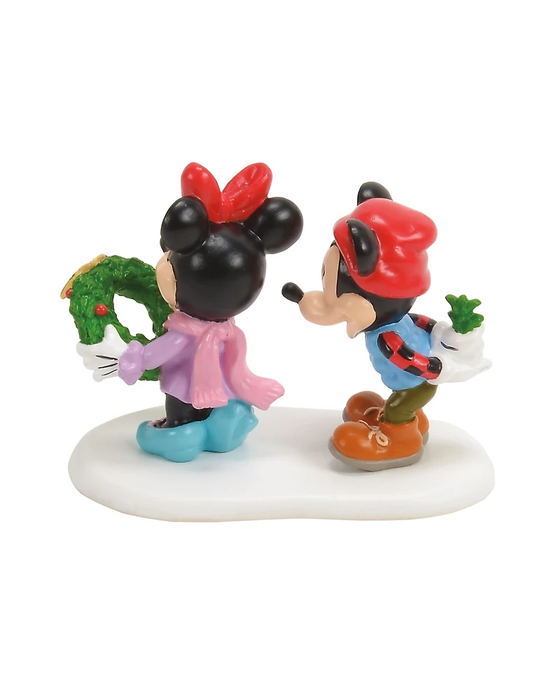Department 56 Mickey's Mistletoe Surprise Disney Village Accessory