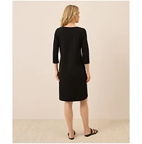 Pact Organic Cotton Softspun Boat Neck Dress