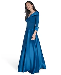 Jessica Howard Women's Petite 3/4-Sleeve Dress
