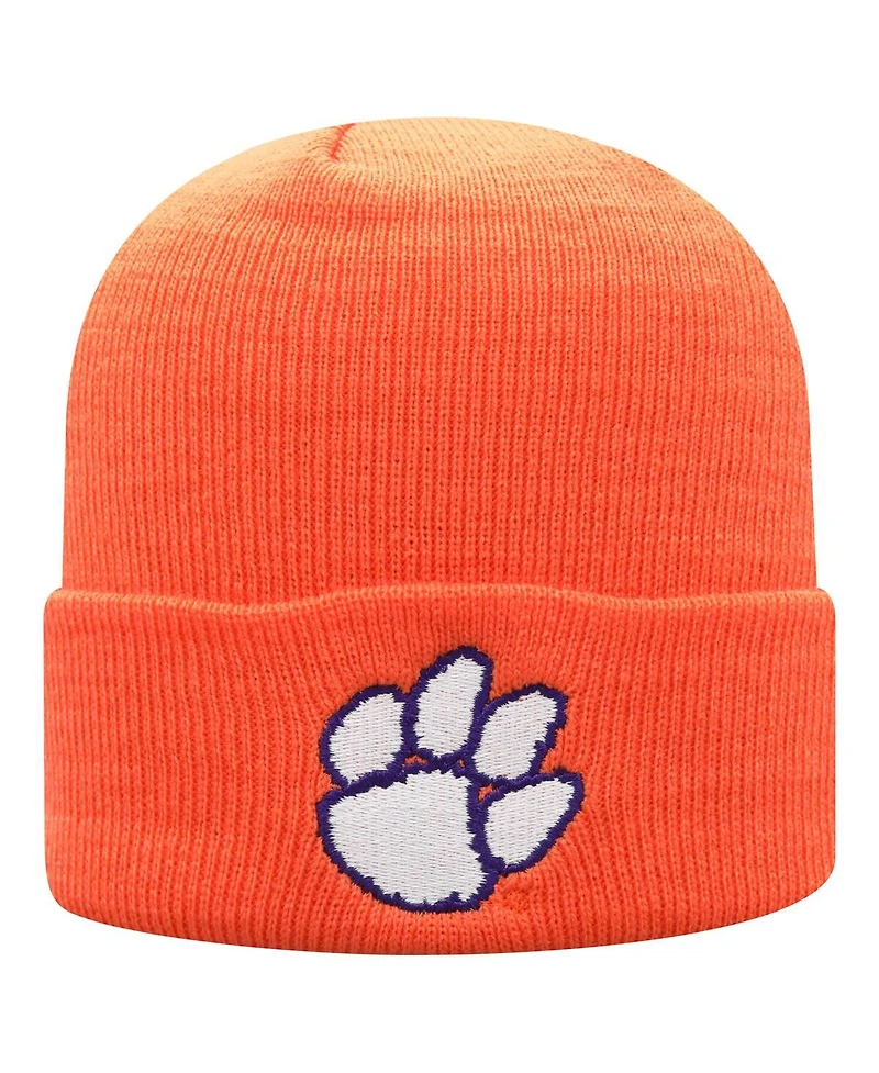 Top of the World Men's Orange Clemson Tigers Logo Cuffed Knit Hat