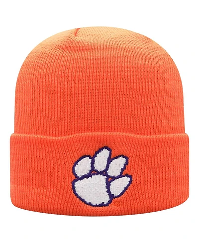 Top of the World Men's Orange Clemson Tigers Logo Cuffed Knit Hat