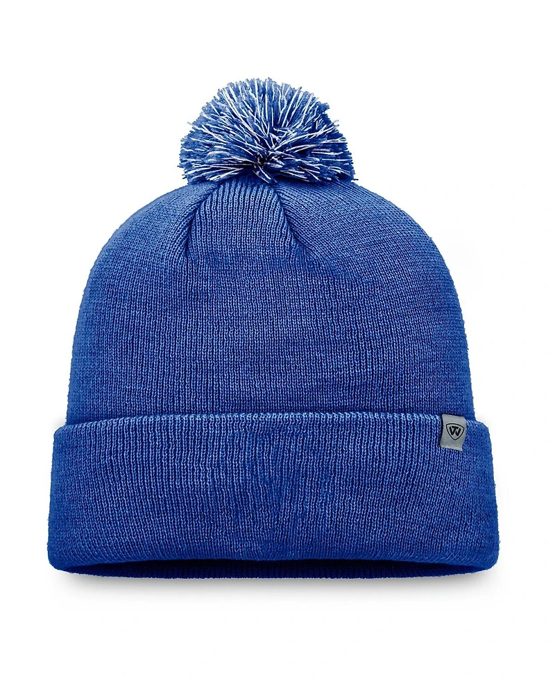Top of the World Men's Royal Kentucky Wildcats Team Logo Cuffed Knit Pom with Hat