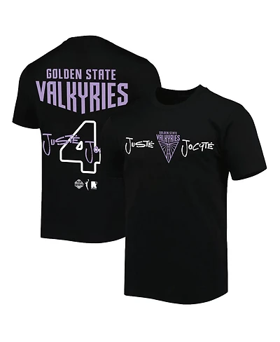 Round21 Men's and Women's Juste Jocyte Black Golden State Valkyries Name Number T-Shirt