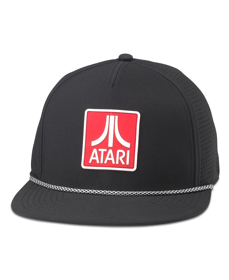 American Needle Men's and Women's Black Atari Buxton Pro Snapback Hat