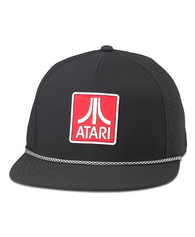 American Needle Men's and Women's Black Atari Buxton Pro Snapback Hat
