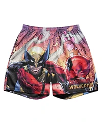 Chalk Line Men's Deadpool Wolverine Besties Retro Shorts