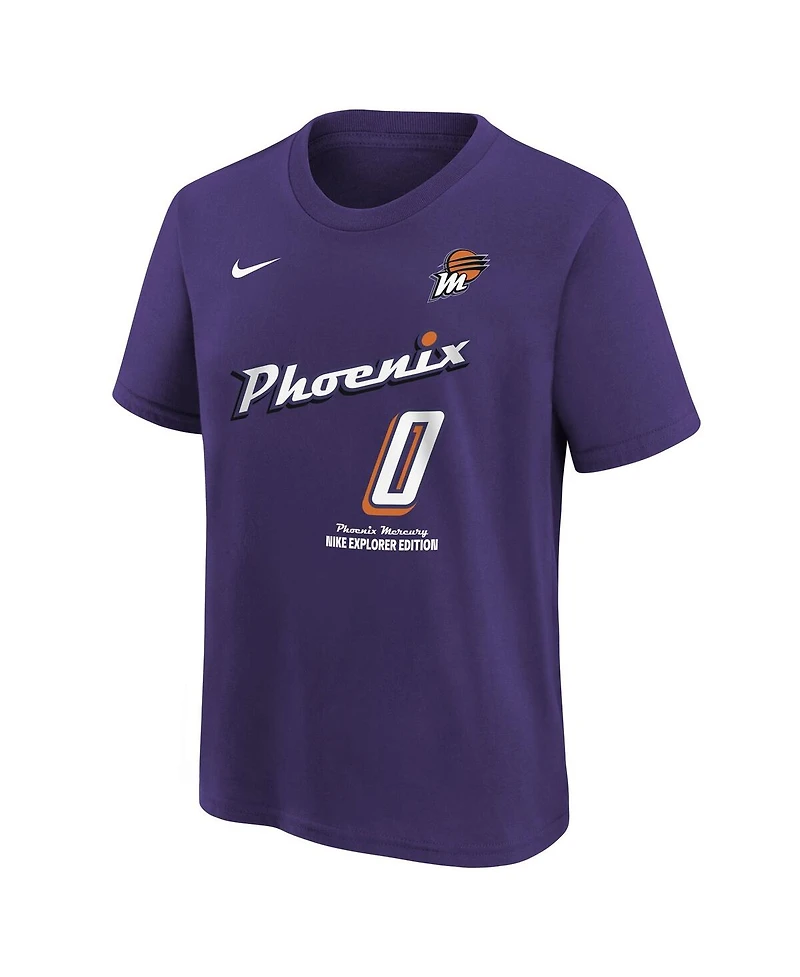 Nike Satou Sabally Purple Phoenix Mercury Explorer Edition Name Number T-Shirt