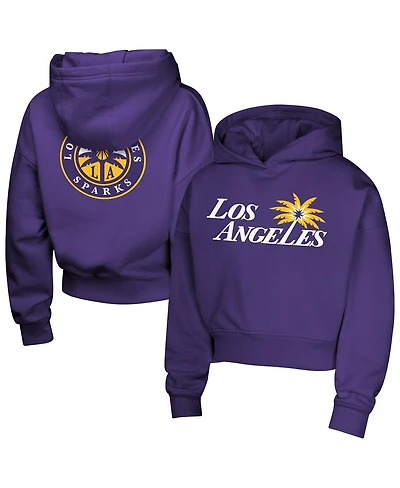 Outerstuff Big Girls Purple Los Angeles Sparks Closer Pullover Hoodie