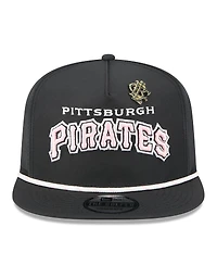 New Era Men's Black Pittsburgh Pirates 2025 Big League Chew Golfer Snapback Hat
