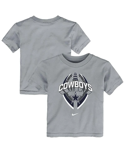 Nike Toddler Gray Dallas Cowboys Icon Legend T-Shirt