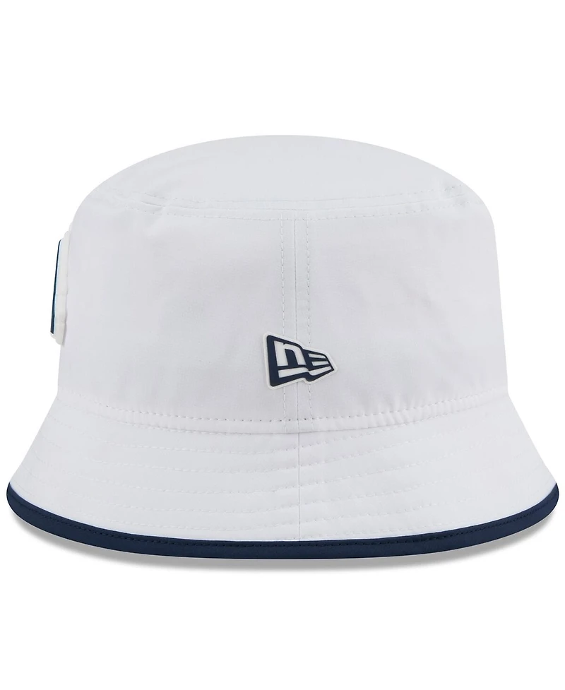 New Era Men's White Denver Broncos 2025 Nfl Training Camp Stretch Bucket Hat
