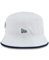 New Era Men's White Seattle Seahawks 2025 Nfl Training Camp Stretch Bucket Hat
