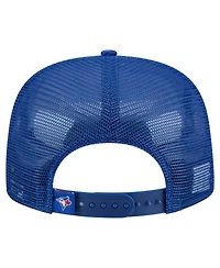 New Era Men's Royal Toronto Blue Jays Retro Satin Script Golfer Adjustable Hat