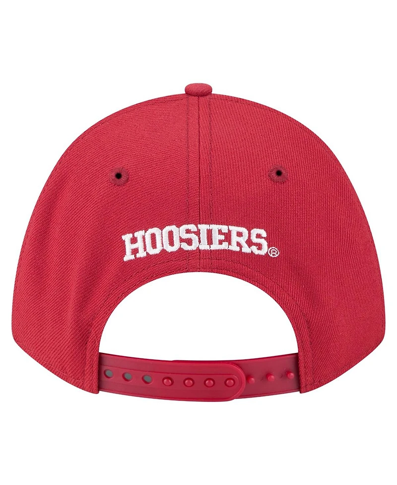 New Era Men's Crimson Indiana Hoosiers Team Collective 9FORTY M-Crown Adjustable Hat