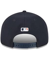 New Era Men's Navy Houston Astros Baseball Hall of Fame Retro Crown 9FIFTY Adjustable Hat