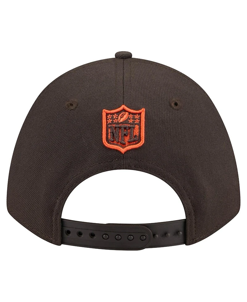 New Era Men's Brown Cleveland Browns Team Collection 9FORTY M-Crown Adjustable Hat