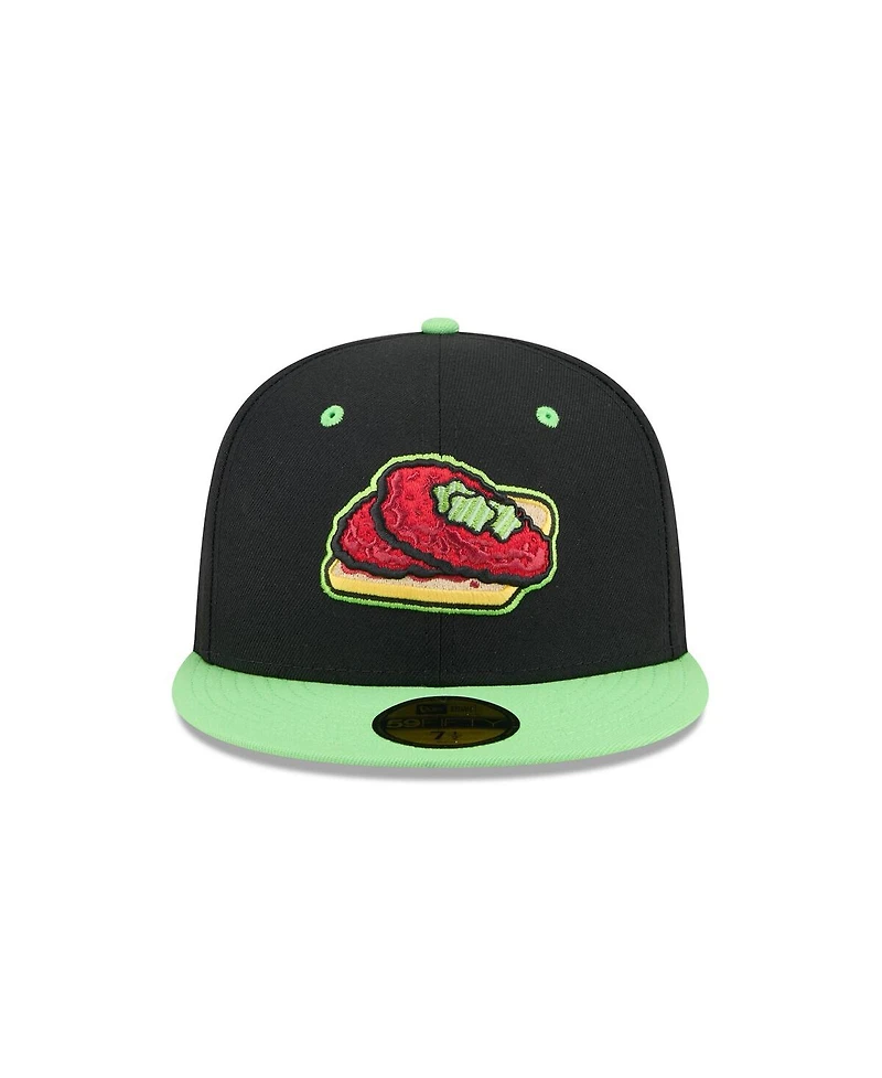 New Era Men's Black Nashville Sounds Theme Nights 59FIFTY Fitted Hat