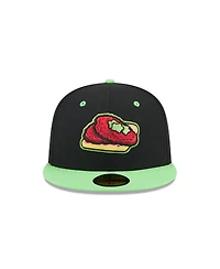 New Era Men's Black Nashville Sounds Theme Nights 59FIFTY Fitted Hat