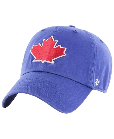 '47 Brand Big Boys and Girls Royal Toronto Blue Jays Clean Up Adjustable Hat