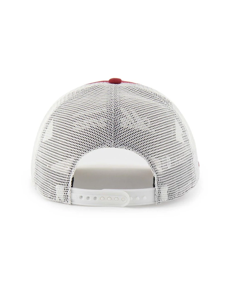 '47 Brand Men's and Women's Crimson Alabama Crimson Tide Contemporary Basics Foundation Trucker Hitch Adjustable Hat