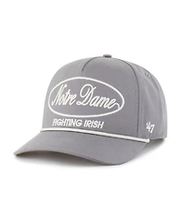 '47 Brand Men's Gray Notre Dame Fighting Irish Contemporary Basics Foundational Rope Hitch Adjustable Hat