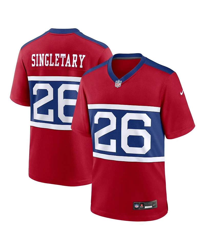 Nike Big Boys and Girls Devin Singletary Red New York Giants Game Jersey