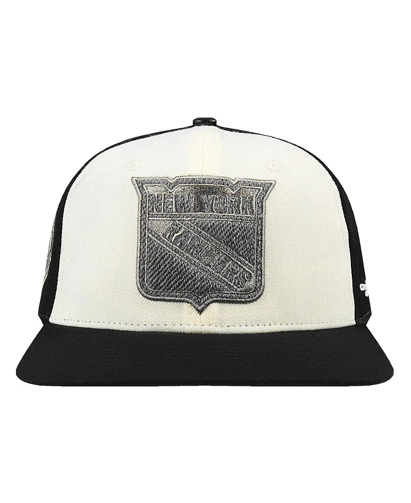 Pro Standard Men's Cream New York Rangers French Terry Snapback Hat