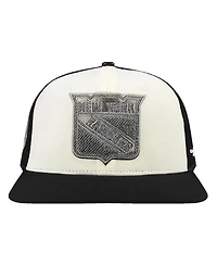 Pro Standard Men's Cream New York Rangers French Terry Snapback Hat