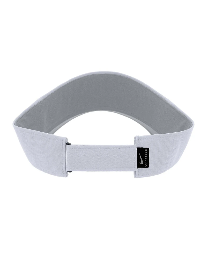 Nike Men's White UConn Huskies 2025 On-Field Ace Performance Adjustable Visor