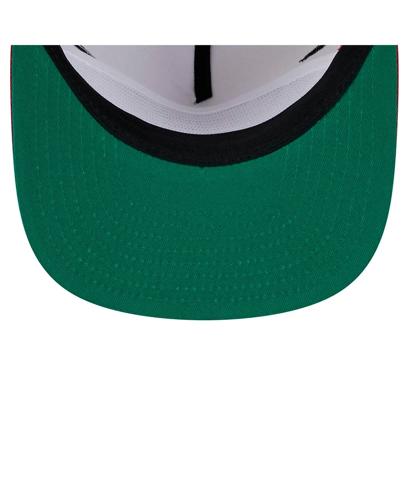 New Era Men's Cream Cincinnati Reds Iron Golfer Snapback Hat