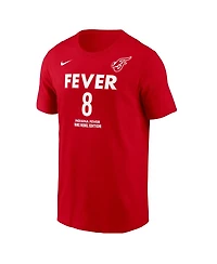 Nike Men's Sophie Cunningham Red Indiana Fever Rebel Name Number T-Shirt