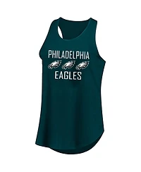 Fanatics Women's Jalen Hurts Green Philadelphia Eagles Plus Name Number Tank Top