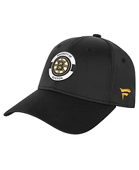 Fanatics Big Boys and Girls Black Boston Bruins Authentic Pro Training Camp Stretch Fit Hat