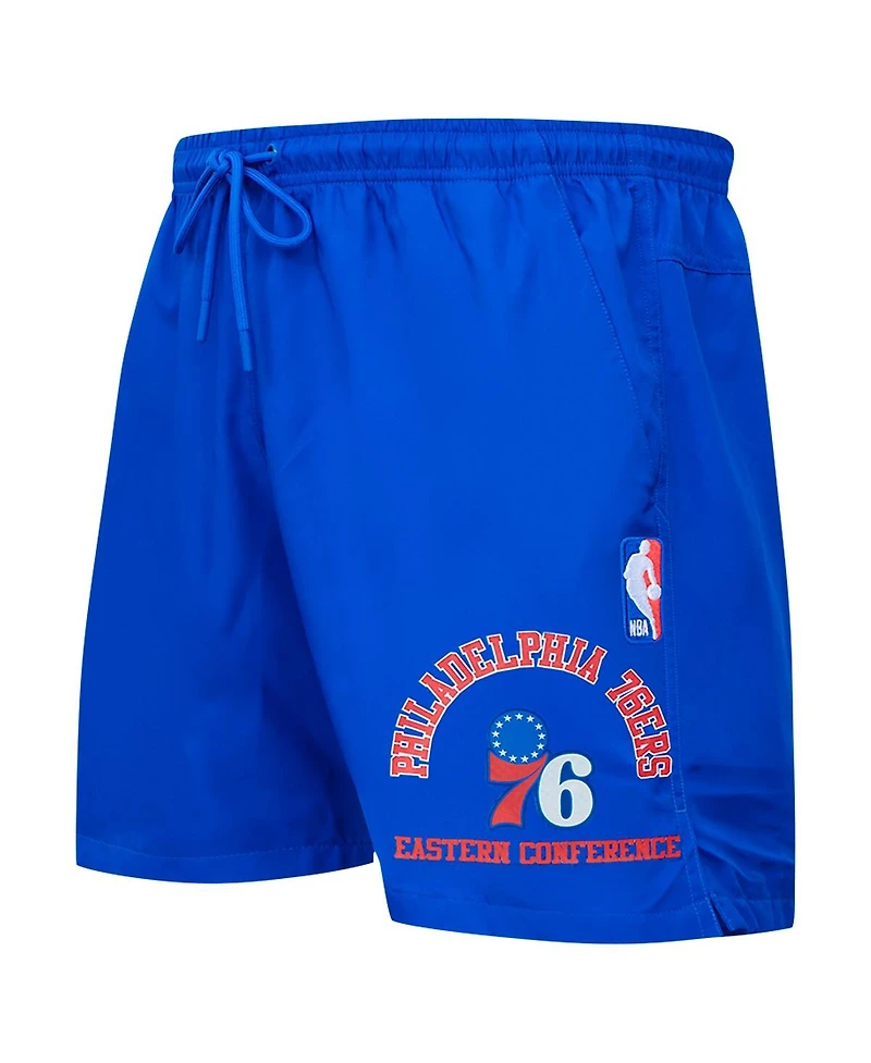Pro Standard Men's Royal Philadelphia 76ers Area Code Shorts