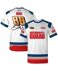 Hendrick Motorsports Team Collection Men's White Dale Earnhardt Jr. National Guard Legend Uniform T-Shirt