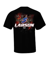 Hendrick Motorsports Team Collection Men's Black Kyle Larson Camo T-Shirt