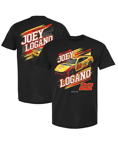 Team Penske Men's Black Joey Logano Shell/Pennzoil Car T-Shirt