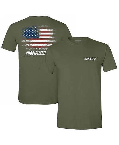 Checkered Flag Sports Men's Green Nascar Merchandise T-Shirt