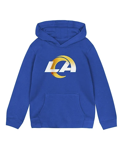 Outerstuff Toddler Royal Los Angeles Rams Logo Pullover Hoodie