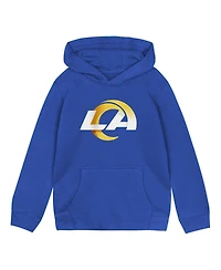 Outerstuff Toddler Royal Los Angeles Rams Logo Pullover Hoodie